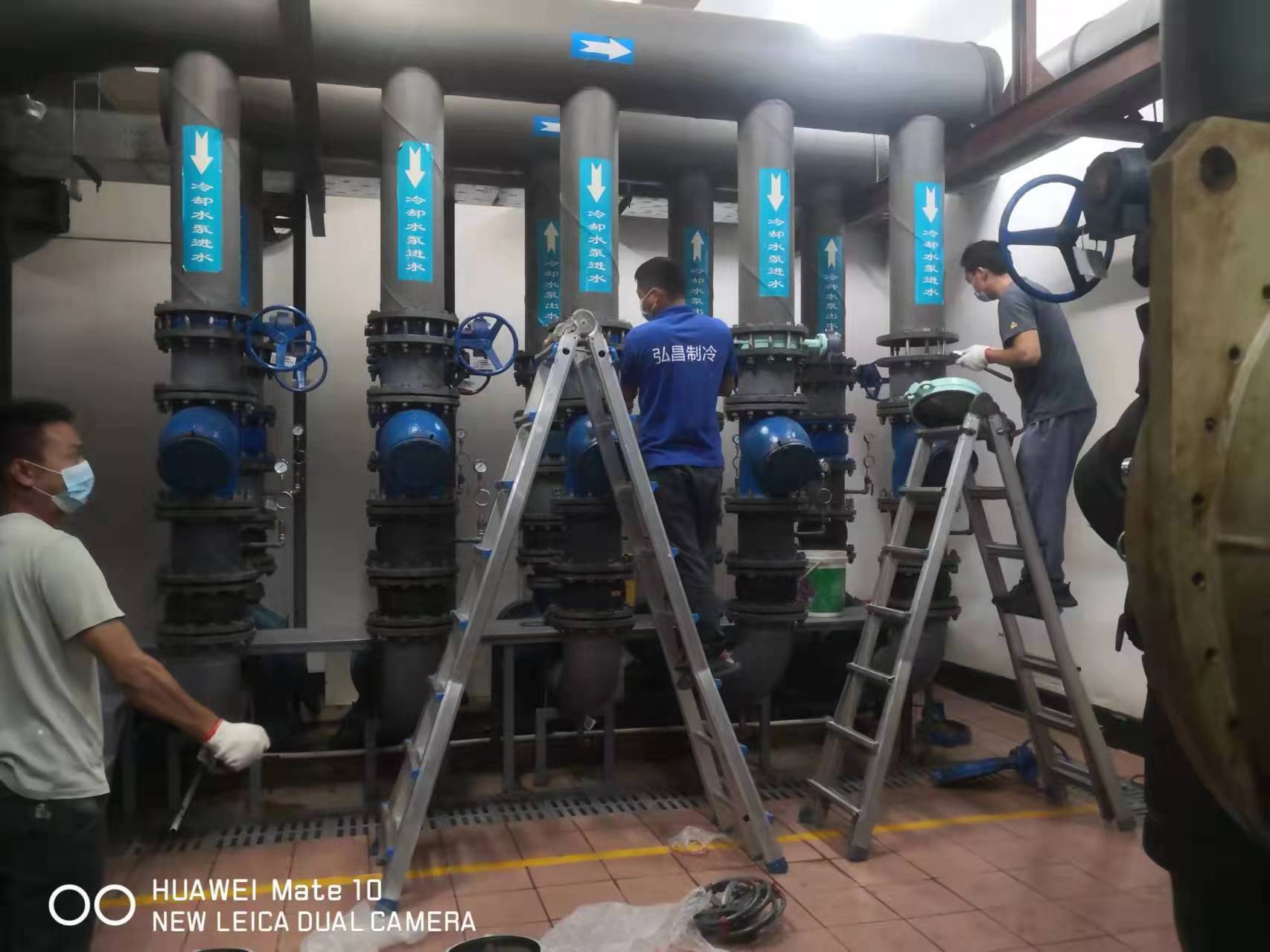 冷凍水管道更換閥門/水泵維修